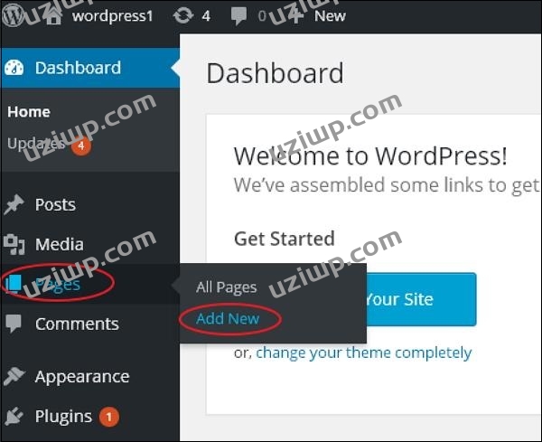 WordPress Publish Pages